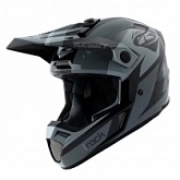 Шлем Kenny Racing Track Graphic Blast Black/Grey/White