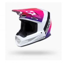Шлем Kenny Racing Track Graphic Blast White/Pink/Purple