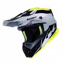 Шлем Kenny Racing Track Graphic + Focus Neon Black/Grey/Yellow