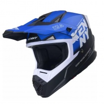 Шлем Kenny Racing Track Graphic + Focus White/Blue