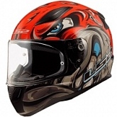 Шлем LS2 FF353 Rapid II Spox Hi-Vis Grey/Red