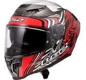 Шлем LS2 FF807 Dragon Enthum Red