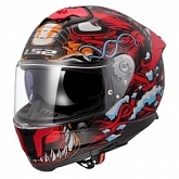 Шлем LS2 FF808 Stream II Dragontiger Black/Red