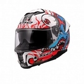 Шлем LS2 FF808 Stream II Inferno White/Blue Matt