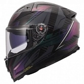 Шлем LS2 FF811 Vector II Carbon Savage Black/Purple