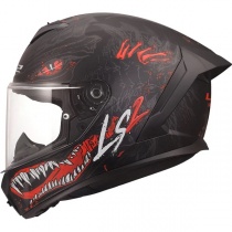 Шлем LS2 FF820 Rapid III Kaiju II Black/Red/White
