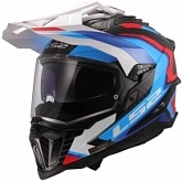 Шлем LS2 MX701 Explorer C Frontier II Red/White/Blue