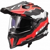 Шлем LS2 MX701 Explorer C Trick Red/White/Black