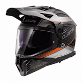 Шлем LS2 MX702 Pioneer 2 100TH Meridian Black /Grey/Orange