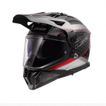 Шлем LS2 MX702 Pioneer 2 100TH Meridian Black/Grey/Red
