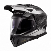 Шлем LS2 MX702 Pioneer 2 100TH Meridian Black/Grey