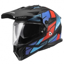 Шлем LS2 MX702 Pioneer 2 Block Black/Red/Blue