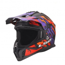 Шлем LS2 MX708 Fast 2 Grotesk Purple/Orange