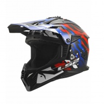 Шлем LS2 MX708 Fast II White/Blue/Red
