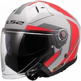 Шлем LS2 OF603 Infinity II Focus Grey/Red