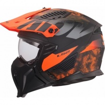 Шлем LS2 OF606 Drifter Gas Grey/Orange