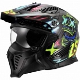 Шлем LS2 OF606 Drifter Rayz Black/Blue