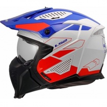 Шлем LS2 OF606 Drifter Trek White/Blue/Red