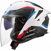 Шлем LS2 OF618 Verso II Air White/Blue/Red