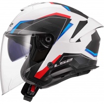 Шлем LS2 OF618 Verso II Air White/Blue/Red