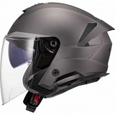 Шлем LS2 OF618 Verso II Solid Titanium Matt