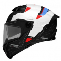 Шлем MT Atom 2 SV Highlands A7 Black/White/Red/Blue