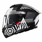 Шлем MT Atom 2 SV Strange B2 Black/White