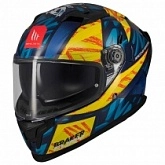 Шлем MT Braker SV Fury C17 Blue/Yellow