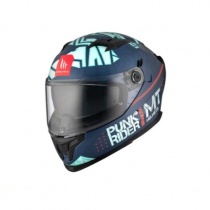 Шлем MT Braker SV Punk Rider C7 Blue