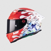 Шлем MT Kre+ S Yamanaka 2025 A5 Red/White/Blue