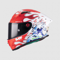 Шлем MT Kre+ S Yamanaka 2025 A5 Red/White/Blue