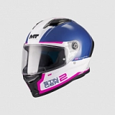 Шлем MT Stinger 2 Core A8 Black/White/Purple