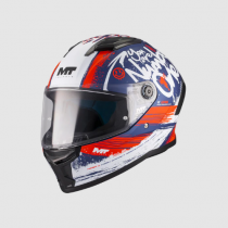 Шлем MT Stinger 2 Rocket C17 Blue/White/Red