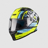Шлем MT Stinger 2 Rocket C3 Blue/Green