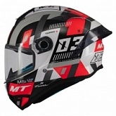 Шлем MT Targo S Sergio Garcia 2024 B5 Grey/Black/Red
