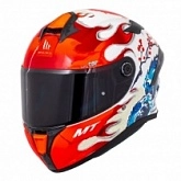 Шлем MT Targo S Yamanaka 2025 A5 Black/Red/Mix