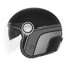 Шлем NOX Heritage Line Black/Titanium
