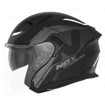 Шлем NOX N130 Klint Black/Grey/White