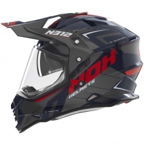 Шлем NOX N312 Vapor Blue/Black/Red