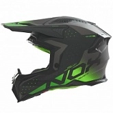 Шлем NOX N634 Gradient Black/Green Neon