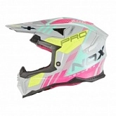 Шлем NOX N634 Storm Grey/Pink/Yellow