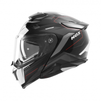 Шлем NOX N967 Conquer Red/White/Black