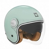 Шлем NOX Premium Jet Heritage Solid Mint