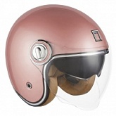 Шлем NOX Premium Jet Heritage Solid Pink/Gold