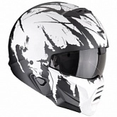 Шлем Scorpion Exo Combat II Marauder Black/White