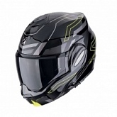Шлем Scorpion Exo-Tech Evo Conquer Black/Yellow Neon