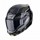 Шлем Scorpion Exo-Tech Evo Conquer Black/Yellow Neon
