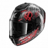 Шлем Shark Spartan RS Carbon Shiever Anthracite/Red