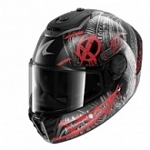 Шлем Shark Spartan RS Carbon Shiever Anthracite/Red