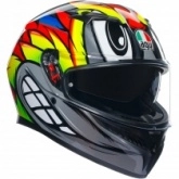 Шлем AGV K3 Birdy 2.0 Grey/Yellow/Red